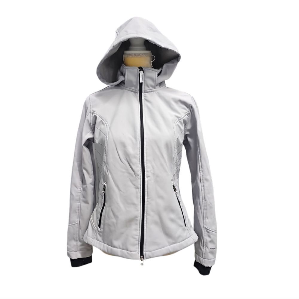 Free Country Aeris II Super Softshell Jacket, Gray, Size Medium - Picture 4 of 15
